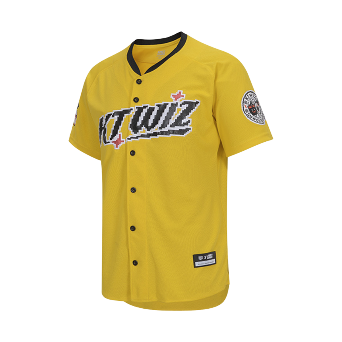 KT 위즈 2025 픽셀 유니폼 옐로우 (논 마킹 버전)(KT Wiz 2025 Pixel Uniform Yellow (Non Marking Ver.))