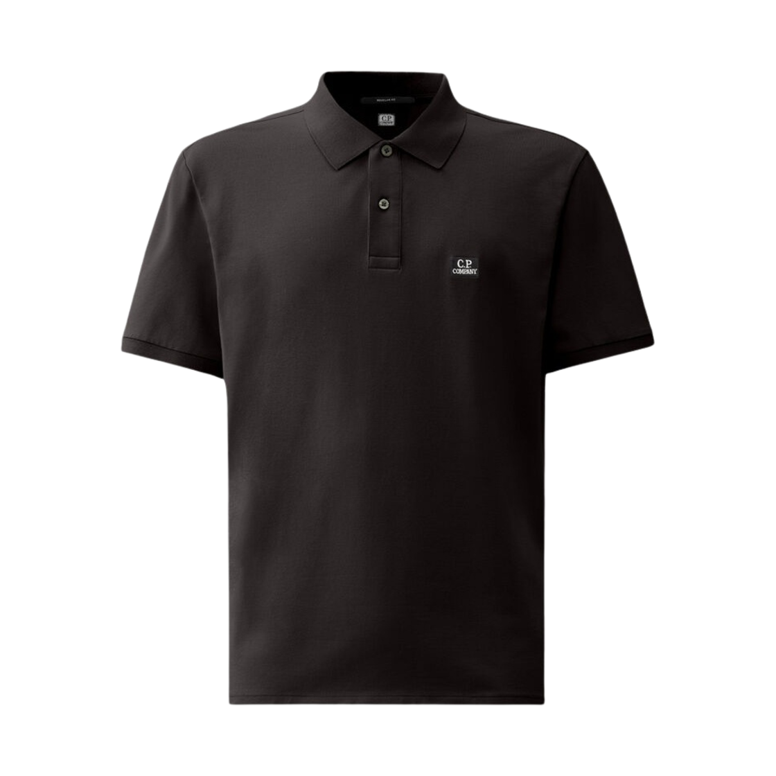 16CMPL094A005263W999 C.P. Company Stretch Piquet Regular Polo Shirt Black - 24SS