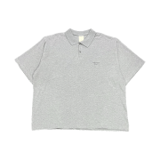 Undermycar Mu.125 Original Logo Oversized Crop PK Shirts Melange Gray