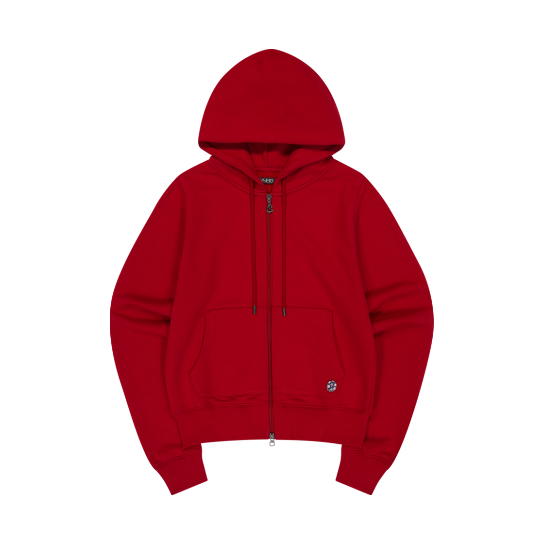 코이세이오 038 코지 후드 집업 레드(COYSEIO 038 Cozy Hood Zip-Up Red)
