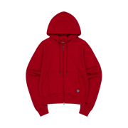 COYSEIO 038 Cozy Hood Zip-Up Red