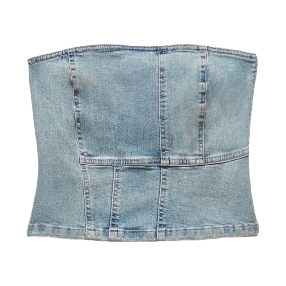 (W) 자라 TRF 데님 탑 블루((W) Zara TRF Denim Top Blue) - 1