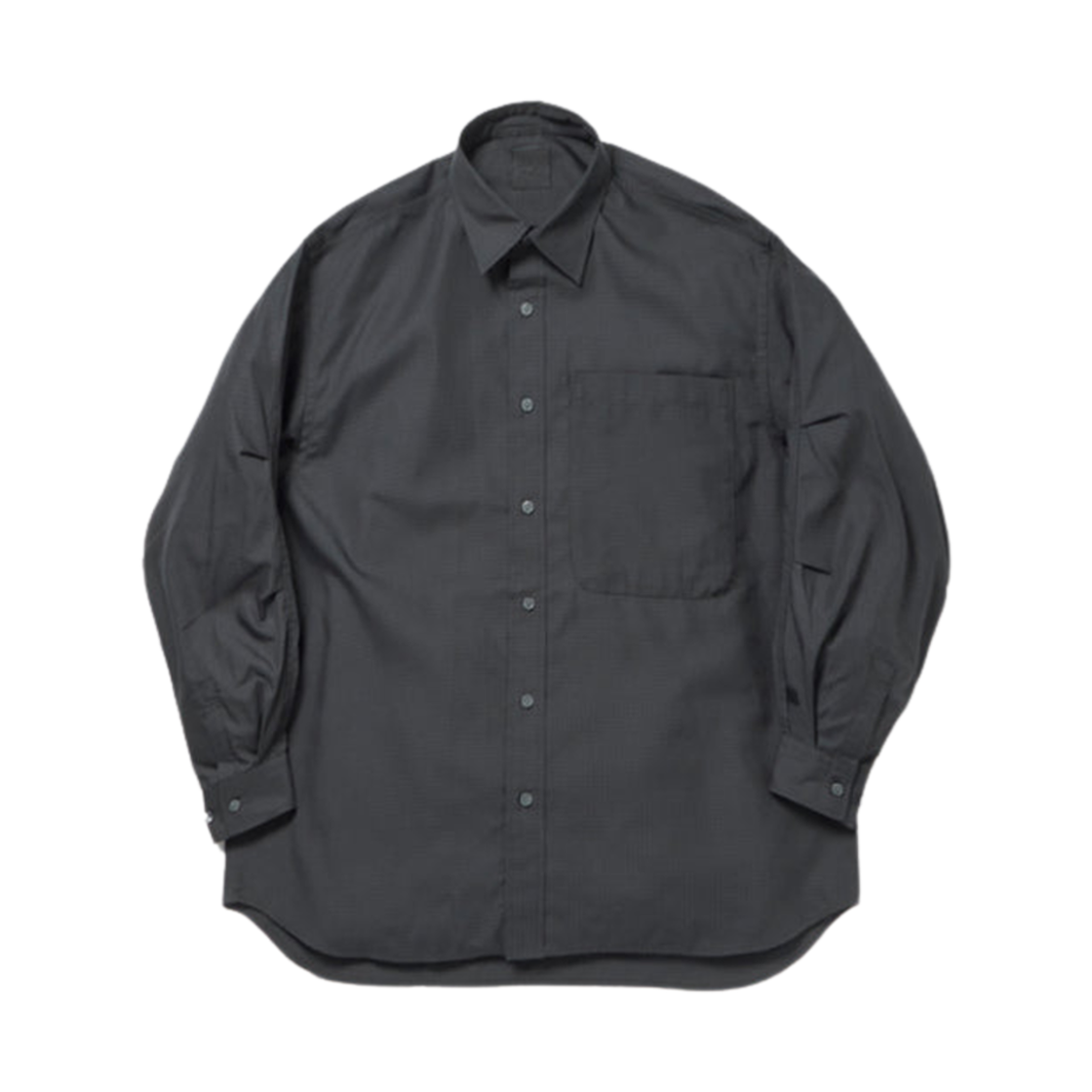 BE-84024WL (W) Daiwa Pier39 Tech Regular Collar Shirt L/S Graph Plaid Charcoal Black