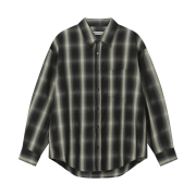Permanent Archive Ombre Checkered Shirt Dark Green