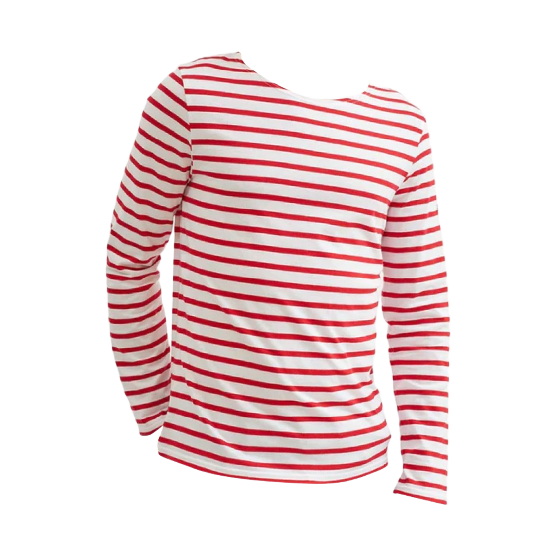 세인트 제임스 밍콰이어 모던 스트라이프 세일러 롱슬리브 티셔츠 네이지 튤립(Saint James Minquiers Modern Striped Sailor Long Sleeve T-Shirt Neige Tulipe) - 1