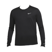Nike Dri-Fit Miler Long Sleeve Running Top Black - Asia