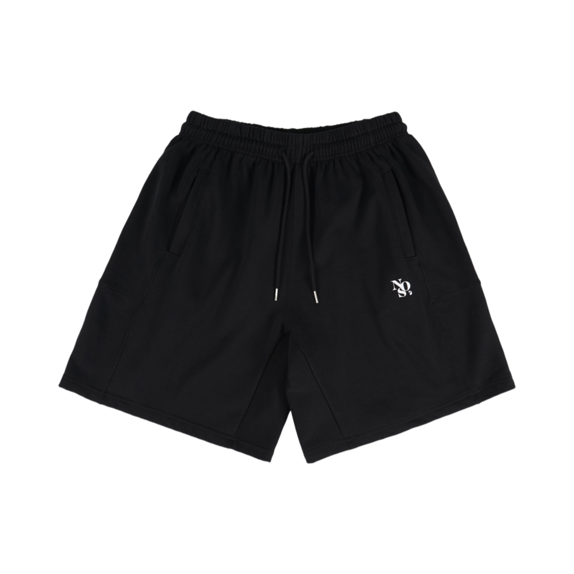 NOS7 메인 로고 버뮤다 쇼츠 블랙(NOS7 Main Logo Bermuda Shorts Black)