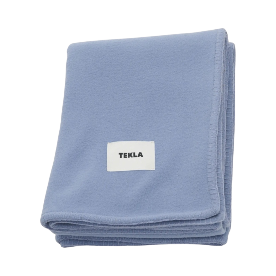 테클라 퓨어 울 블랭킷 블루 던(Tekla Pure Wool Blankets Blue Dawn) - 1