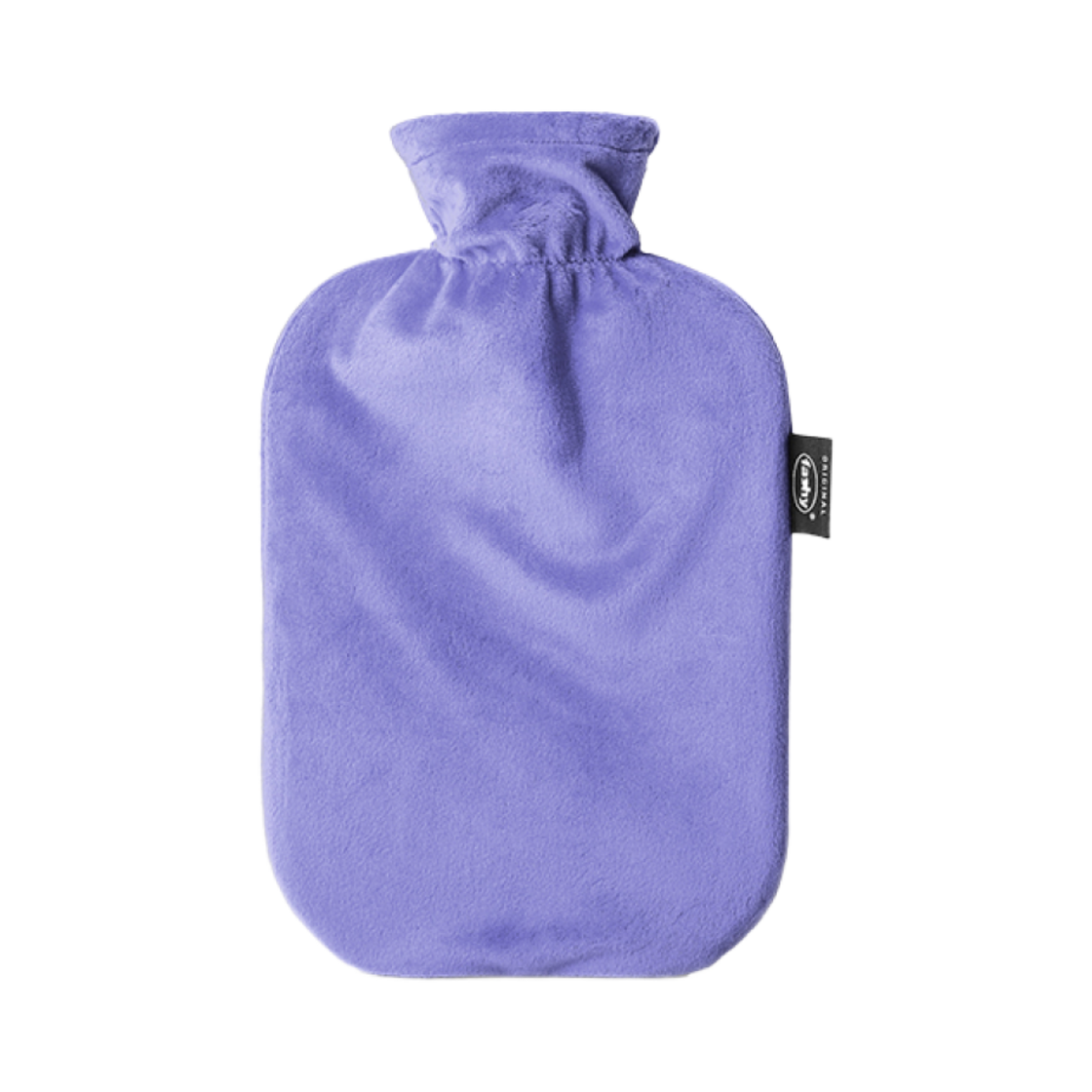 파쉬 플러쉬 커버 핫 워터 보틀 2L 라일락(Fashy Hot Water Bottle 2L with Plush Cover Lilac)