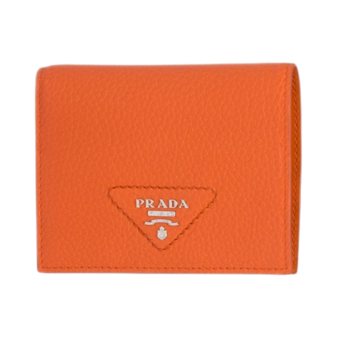 프라다 레더 반지갑 파파야(Prada Small Leather Wallet Papaya) - 1