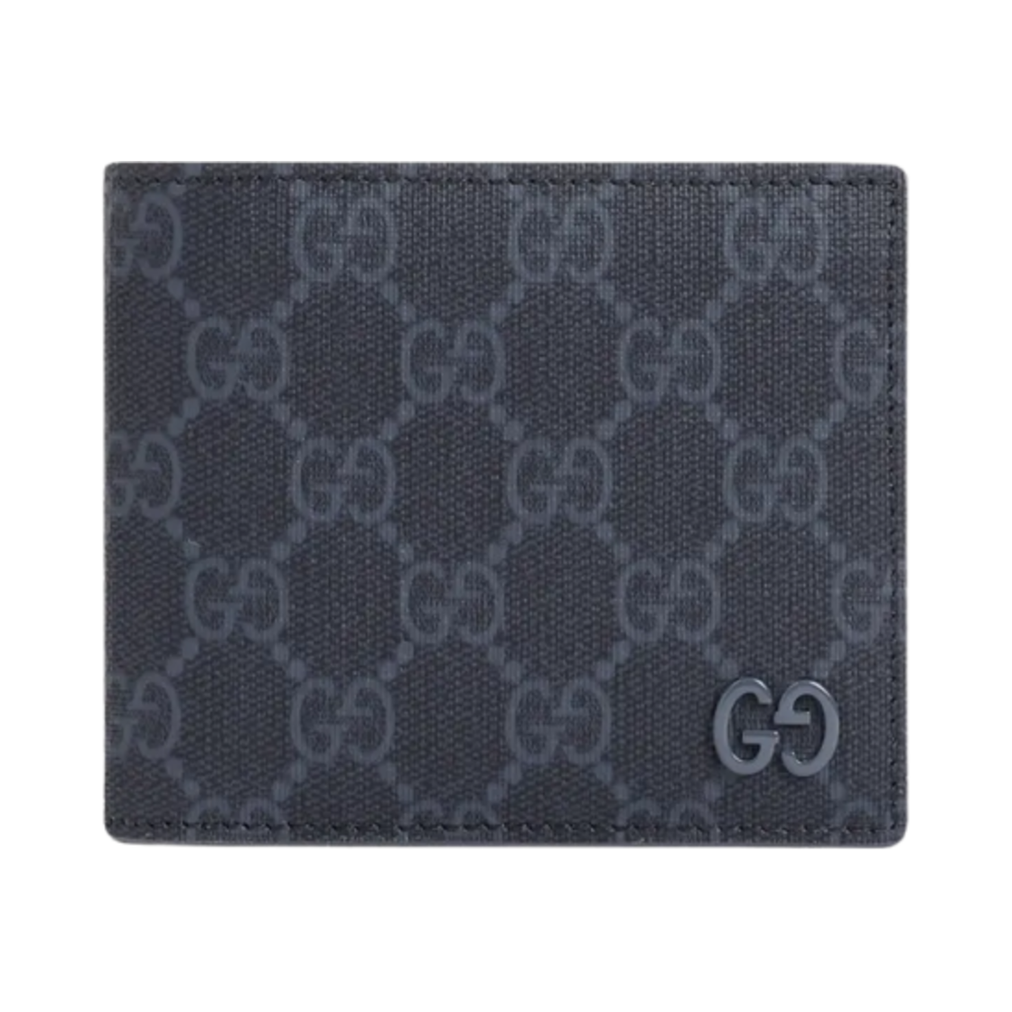 구찌 GG 그레이 인테리어 월렛 블랙(Gucci GG Wallet With Grey Interior Black)