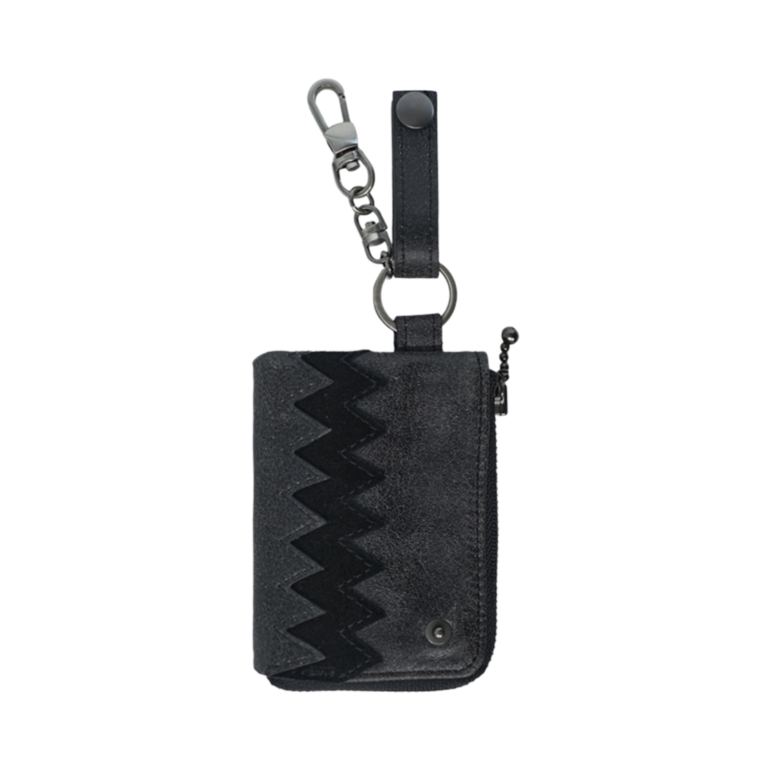 [프리오더] 폴리테루 지그재그 카드 월렛 블랙([프리오더] Polyteru Zigzag Card Wallet Black)