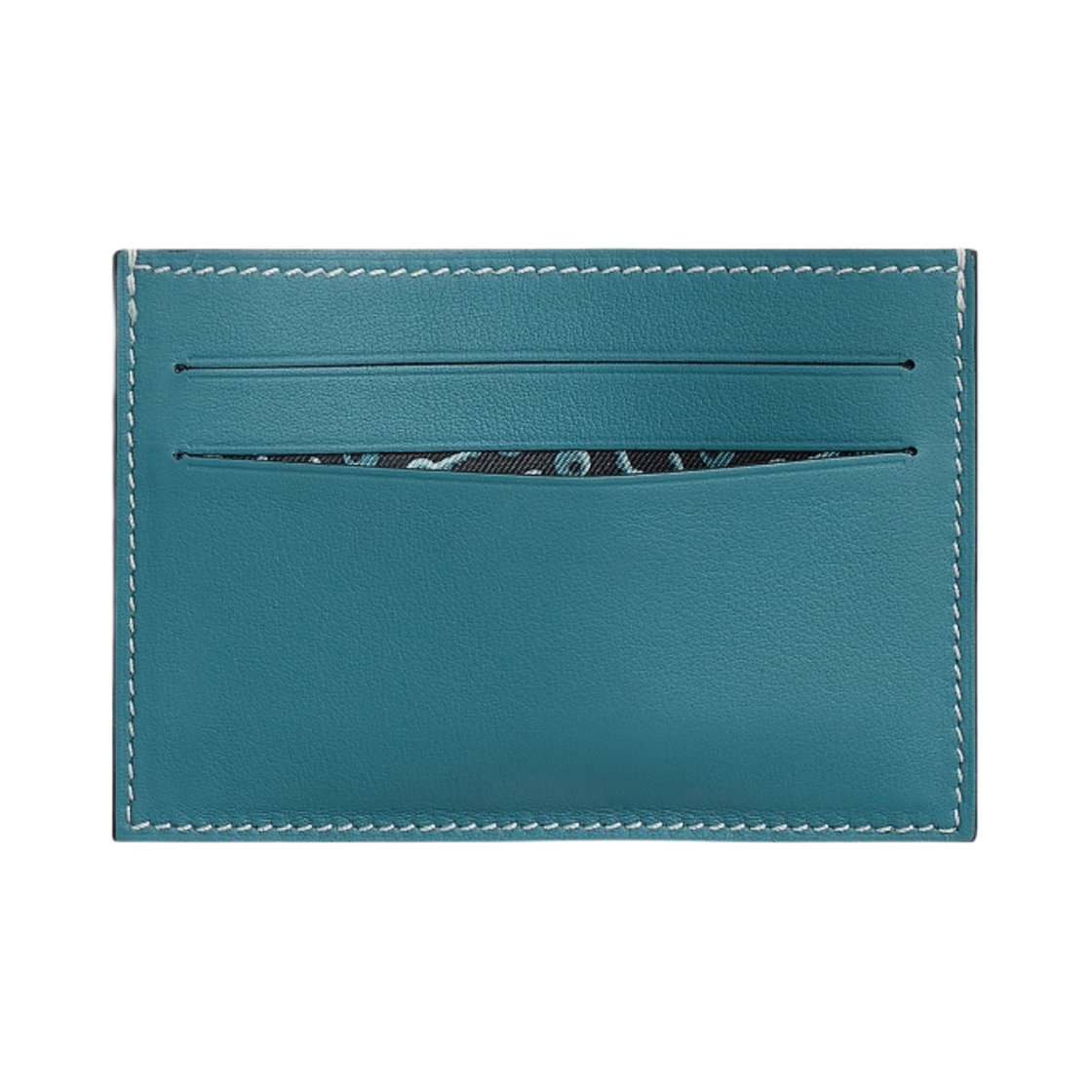 에르메스 시티즌 트윌 카드 홀더 스위프트 & 실크 클로셰 블루 진 카방(Hermes Citizen Twill Card Holder Swift & Silk Clochette Bleu Jean Caban) - 2