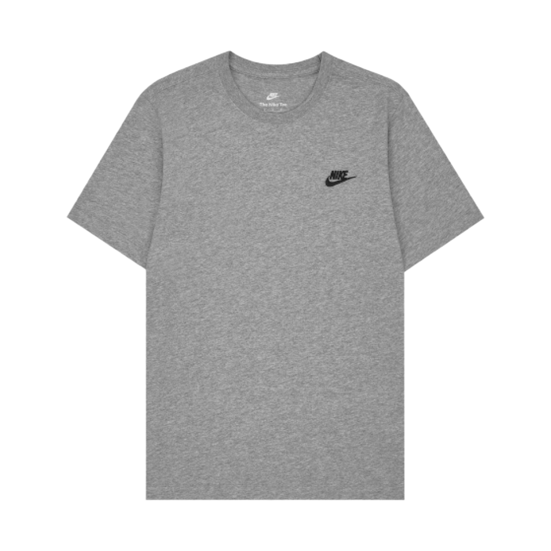 나이키 NSW 클럽 티셔츠 다크 그레이 헤더 - 아시아(Nike NSW Club T-Shirt Dark Grey Heather - Asia) - 1