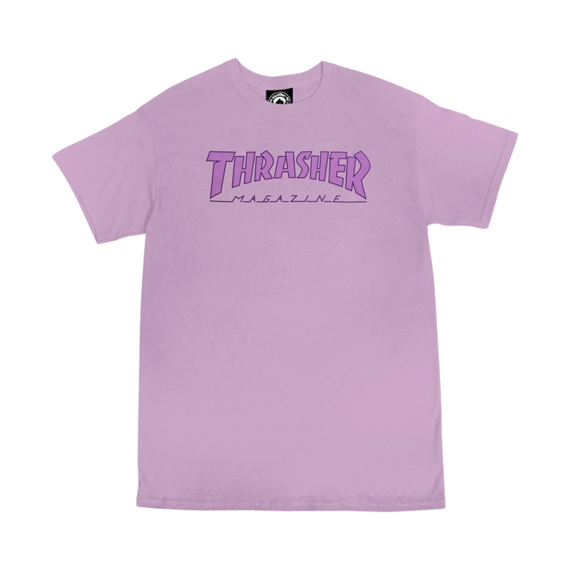 트레셔 아웃라인 티셔츠 오치드(Thrasher Outlined T-Shirt Orchid) - 1