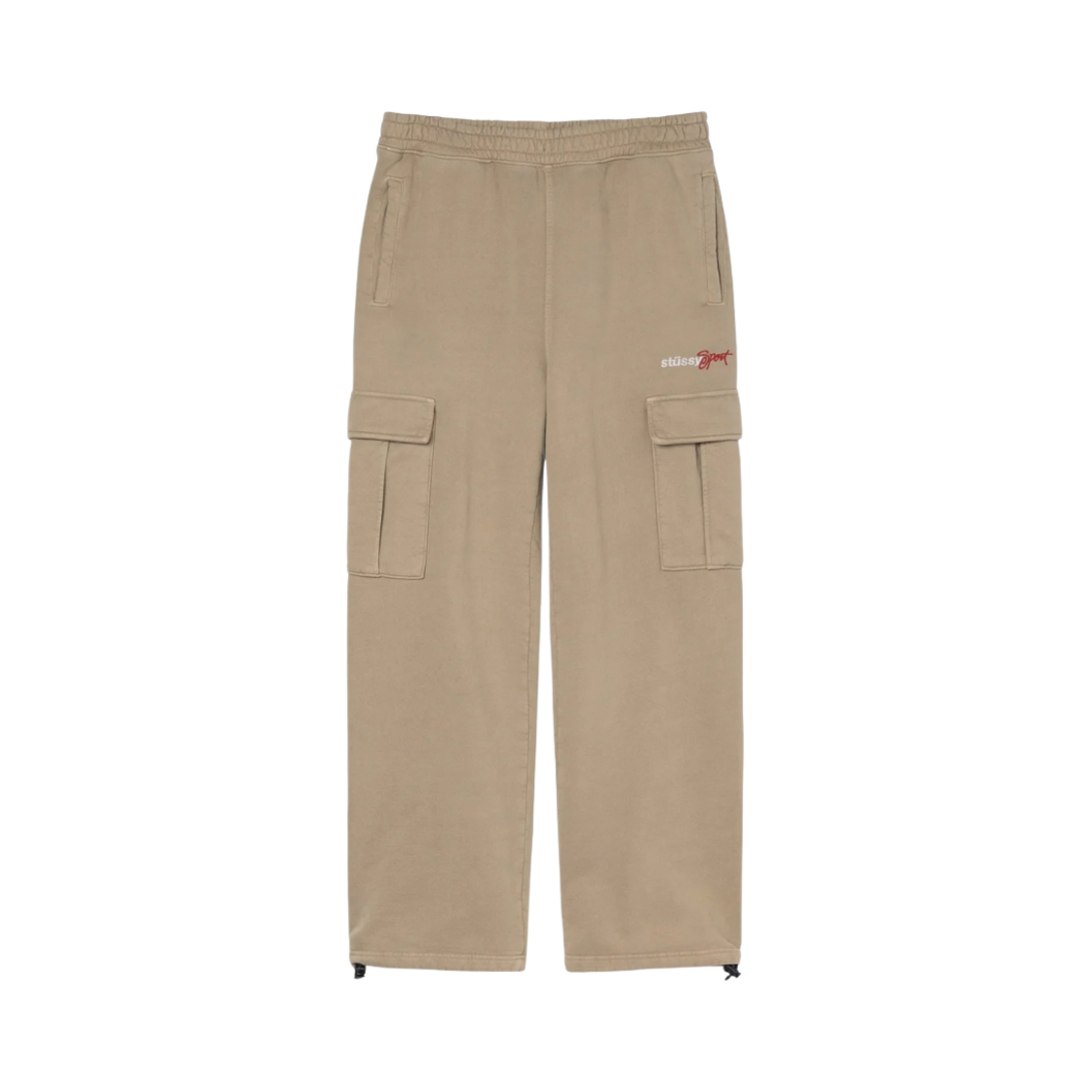 스투시 스포츠 카고 플리스 팬츠 카키(Stussy Sport Cargo Fleece Pants Khaki) - 1