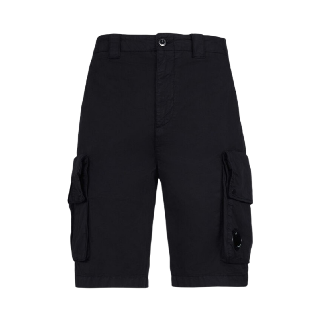 14CMBE300A006026O999 C.P. Company Twill Stretch Cargo Shorts Black - 23SS