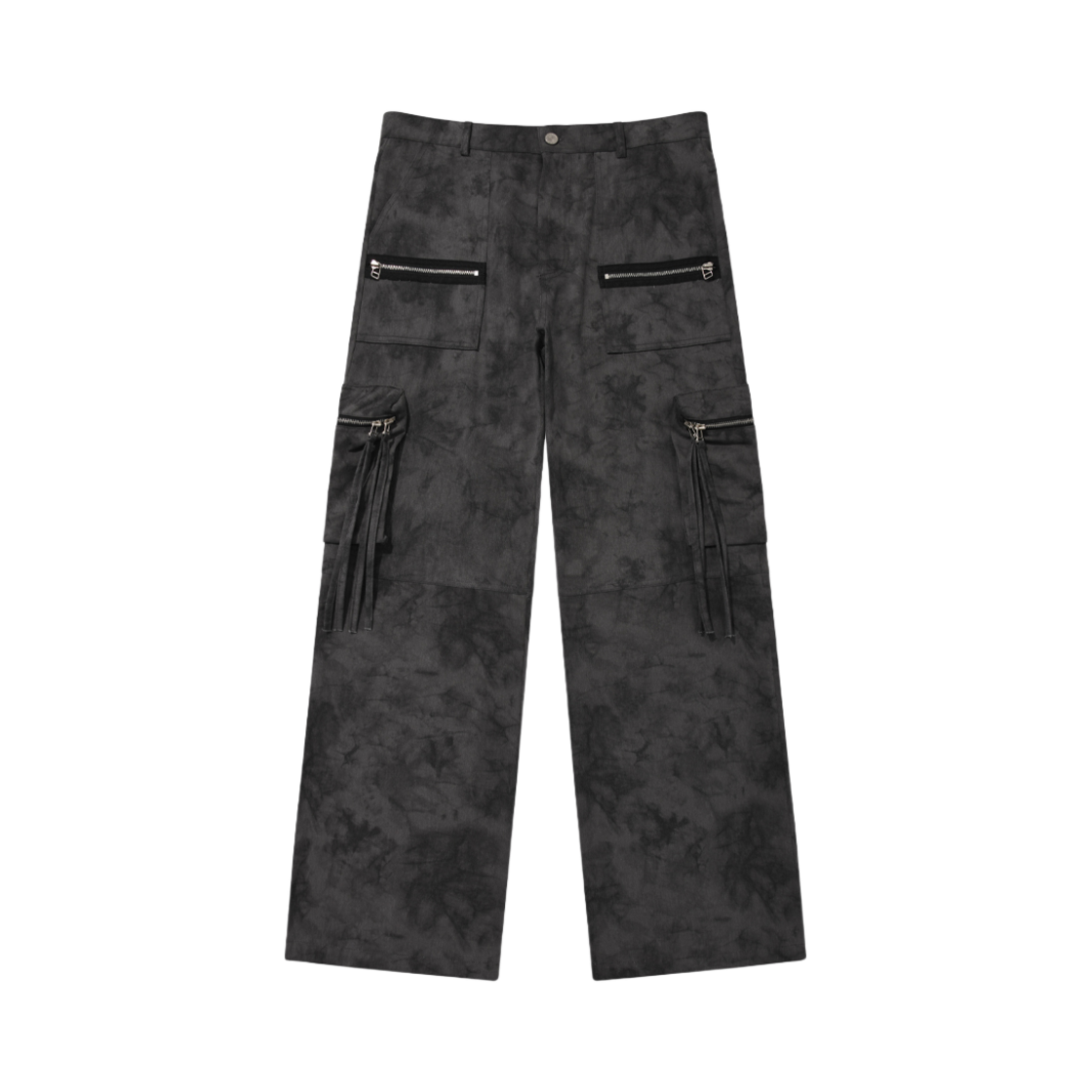 25SPCLPT002-CC PHOS333 Moldy Versatile Zipper Pants Charcoal
