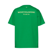 Wooyoungmi Yellow Back Logo T-Shirt Green - 22SS