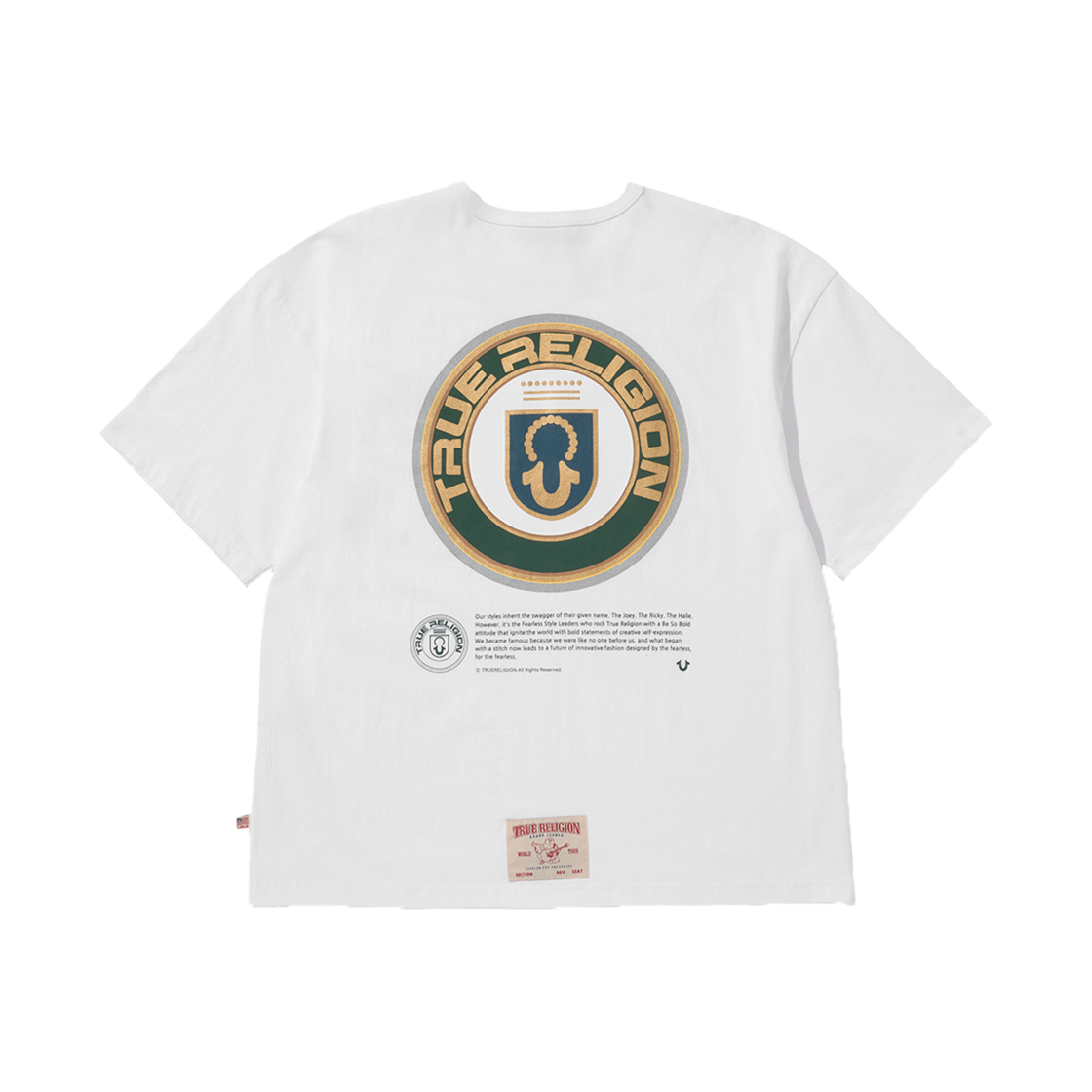 트루릴리젼 TR 다이나믹스 숏 슬리브 화이트(True Religion TR Dynamics Short Sleeve White)