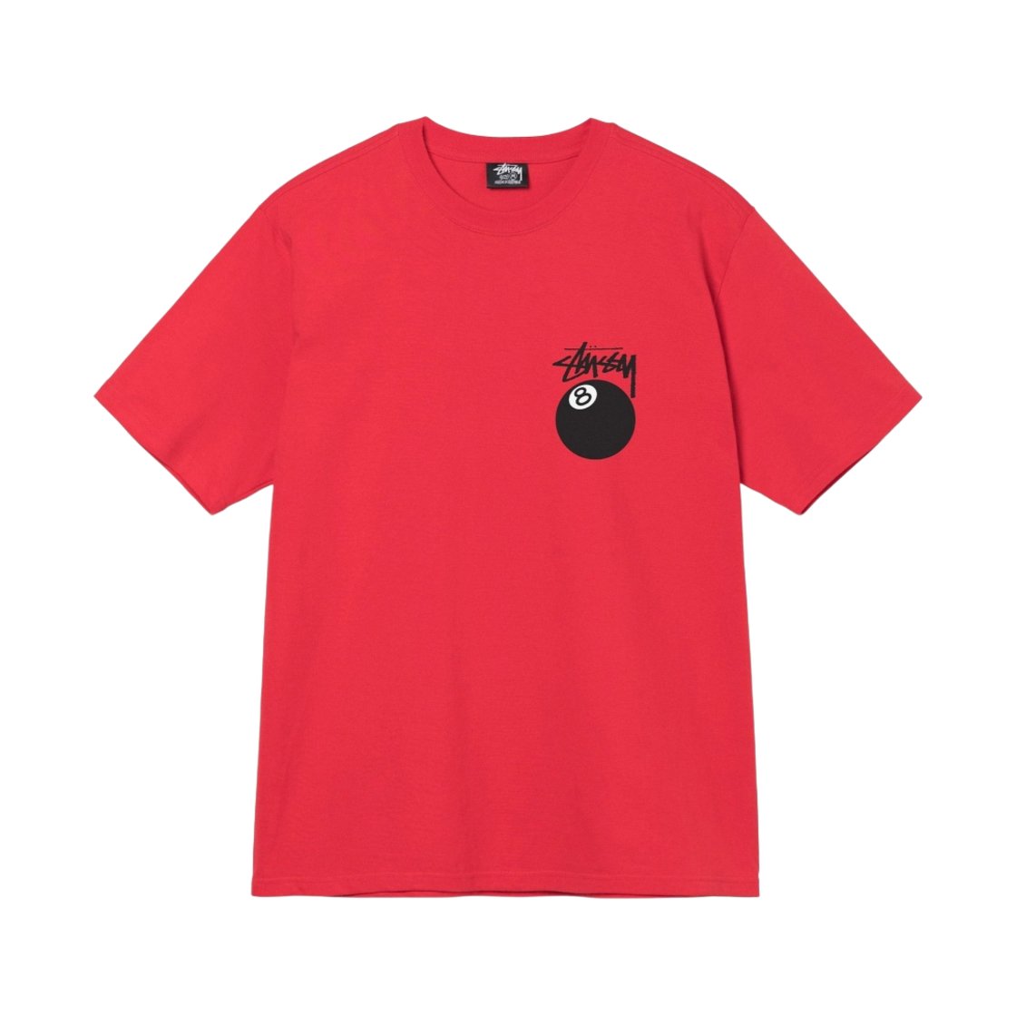 스투시 8볼 티셔츠 레드 - 22SS(Stussy 8 Ball T-Shirt Red - 22SS) - 2