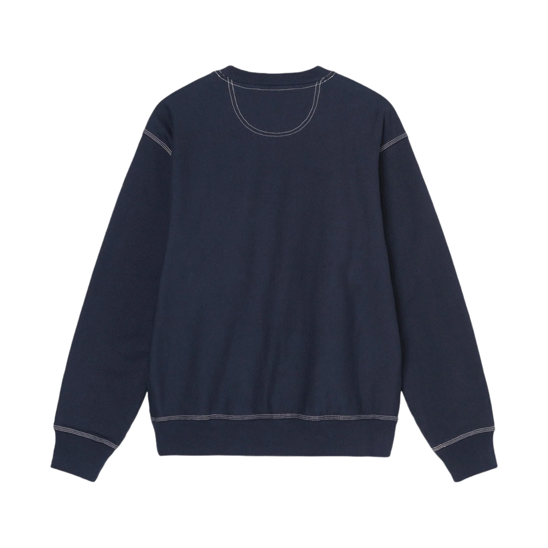 스투시 콘트라스트 스티치 라벨 크루넥 네이비(Stussy Contrast Stitch Label Crew Navy) - 2