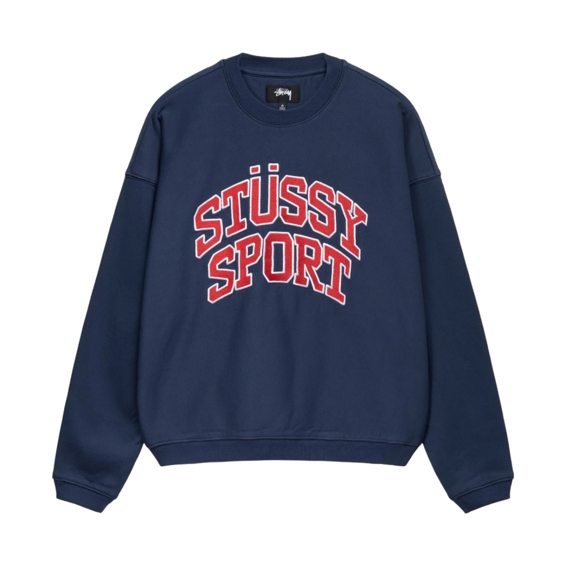 ★関税込★STUSSY★SPORT RELAXED OVERSIZED CREW★WASHED BLACK STÜSSY SPORT RELAXED OVERSIZED CREW | Parallel