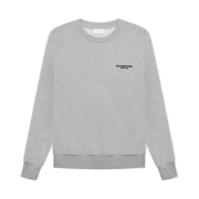 Fear of God x Ermenegildo Zegna Cotton Blend Crewneck Sweatshirt Grey Marl