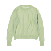 Auralee Kid Mohair Sheer Knit P/O Light Green