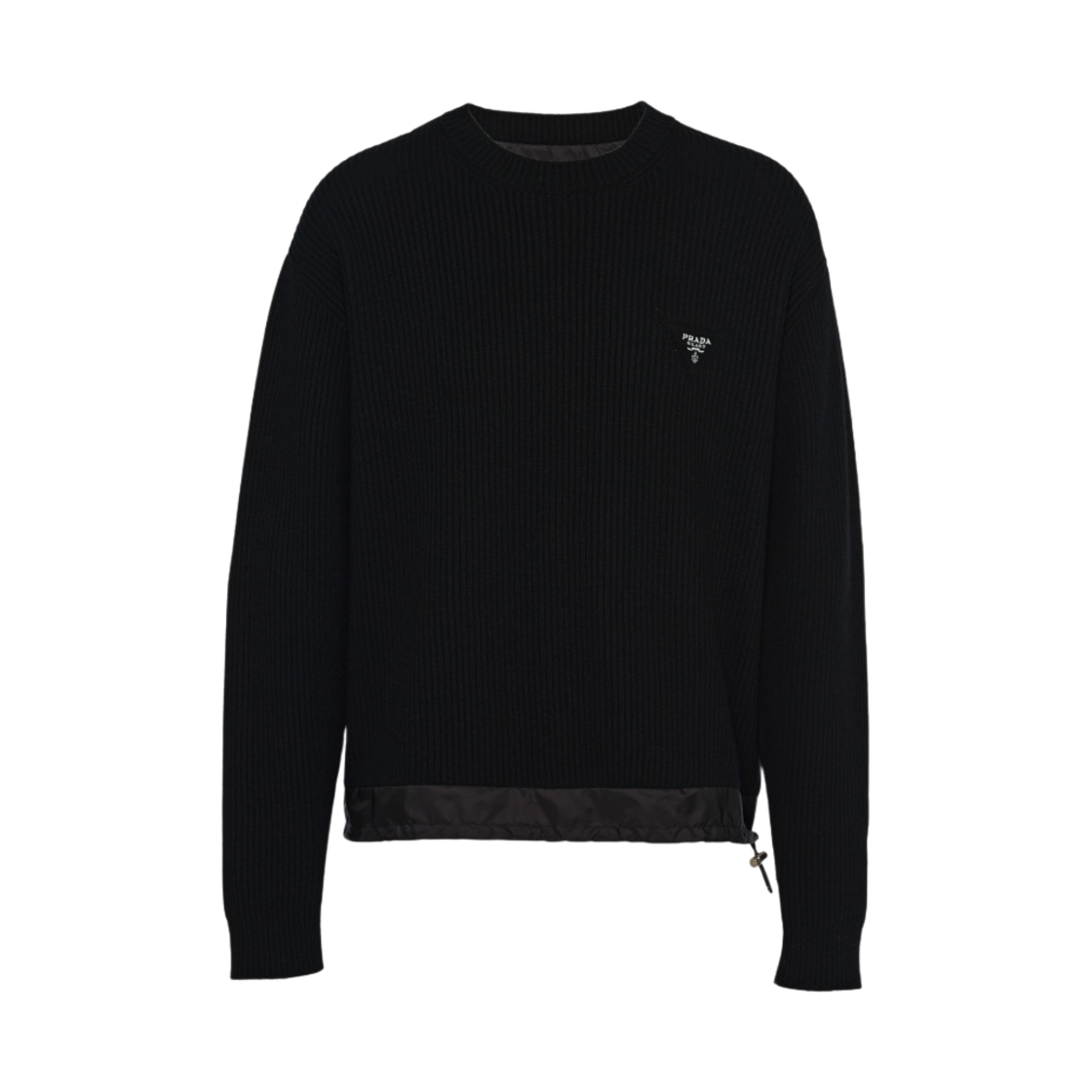 프라다 캐시미어 크루넥 스웨터 블랙(Prada Cashmere Crewneck Sweater Black)