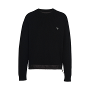 Prada Cashmere Crewneck Sweater Black
