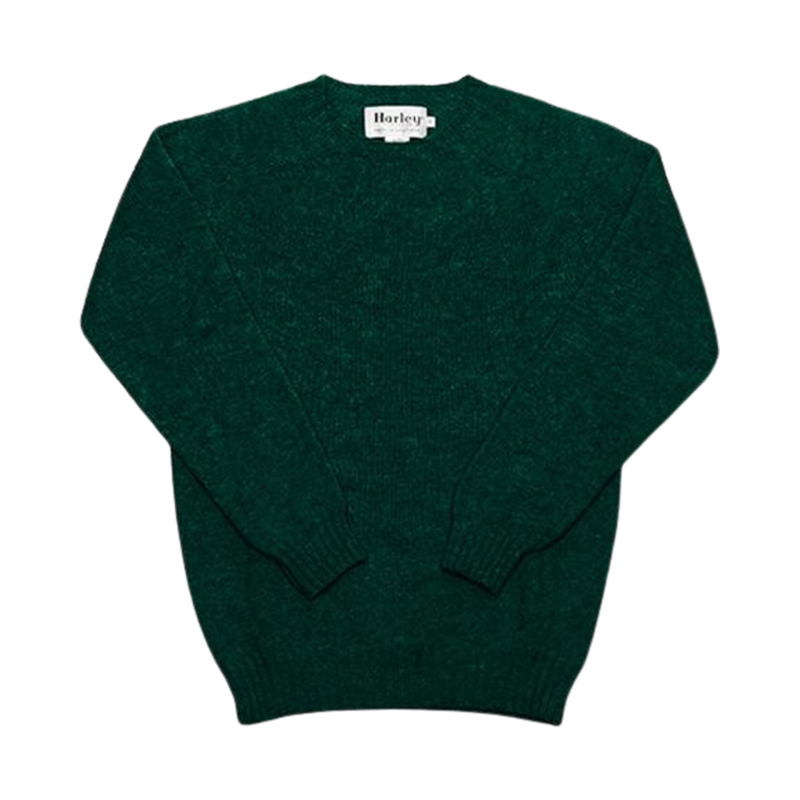 M3834/7 Harley of Scotland Shaggy Dog Crewneck Sweater Forest
