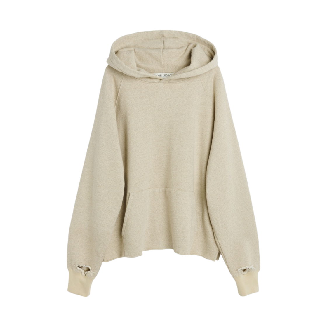 M2236SO Our Legacy Slash Hood Loopback Cotton Linen Oat