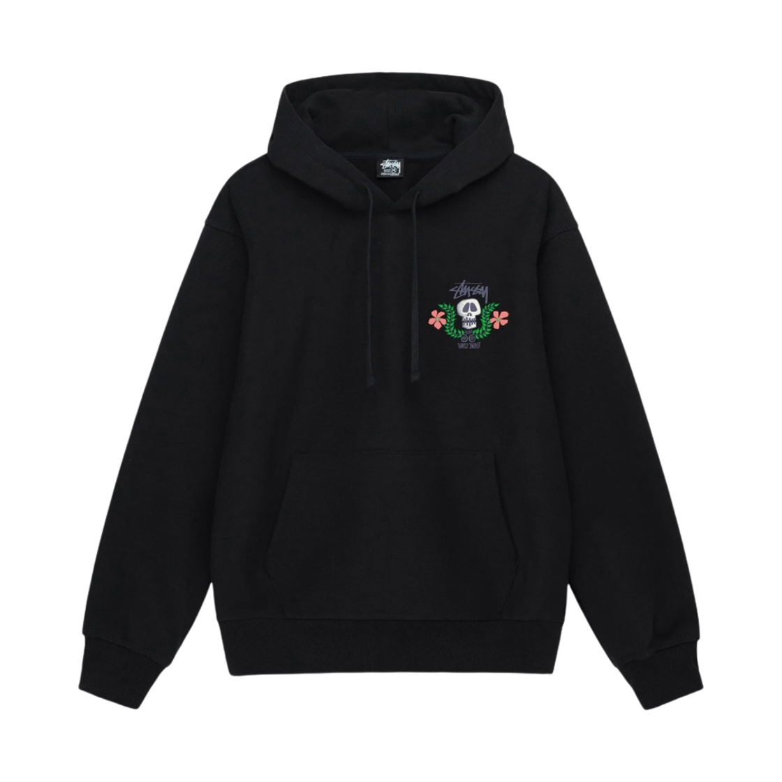 스투시 스컬 크레스트 후드 블랙(Stussy Skull Crest Hoodie Black) - 2