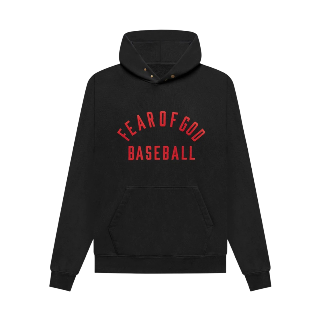 FG50-078FLC-010 Fear of God Baseball Hoodie Vintage Black