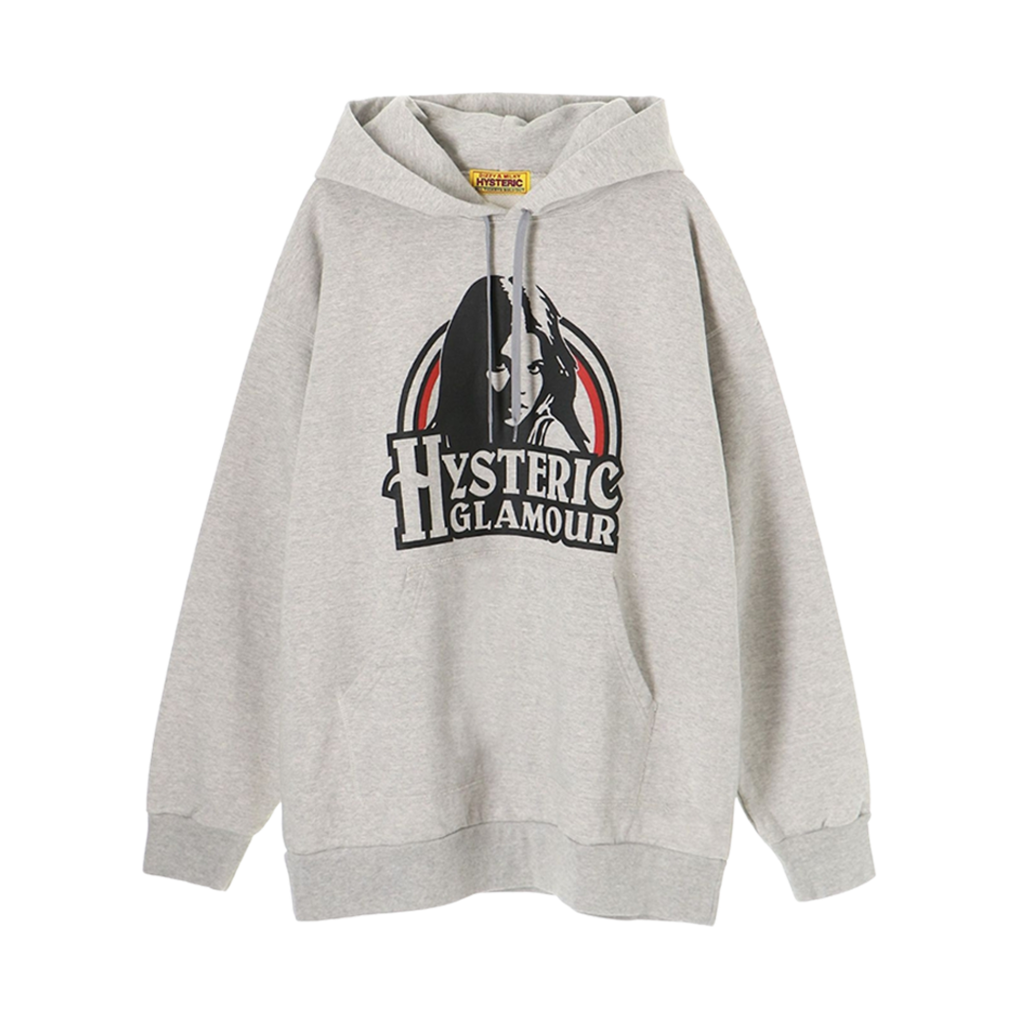 W) 히스테릭 글래머 선셋 NY 오버사이즈 후드 탑 그레이 | Hysteric