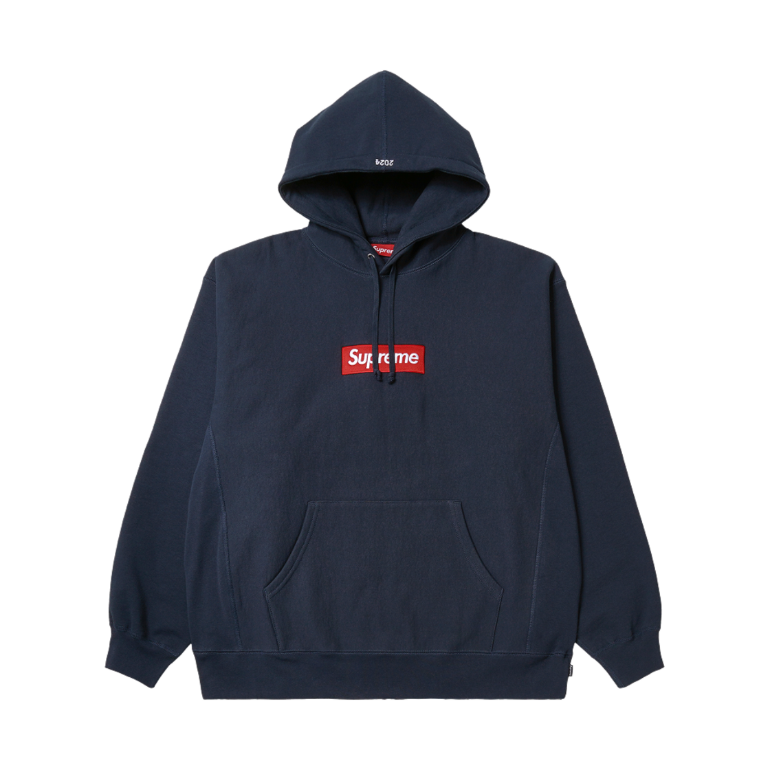 슈프림 박스로고 후드 스웨트셔츠 네이비 - 24FW(Supreme Box Logo Hooded Sweatshirt Navy - 24FW)
