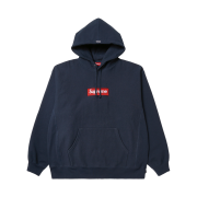 Supreme Box Logo Hooded Sweatshirt Navy - 24FW