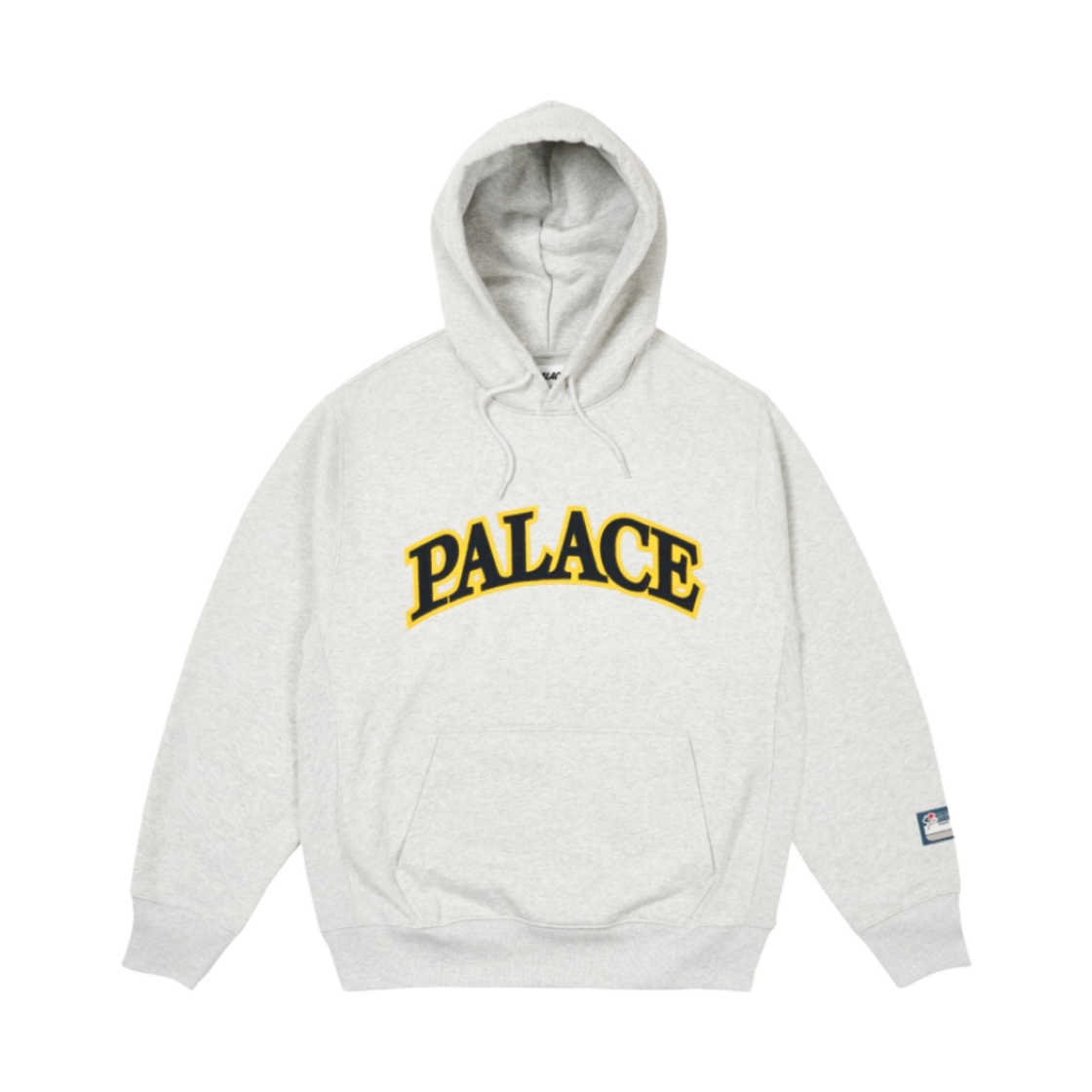 팔라스 아크 아플리케 후드 그레이 말 - 24SS(Palace Arc Applique Hood Grey Marl - 24SS) - 1