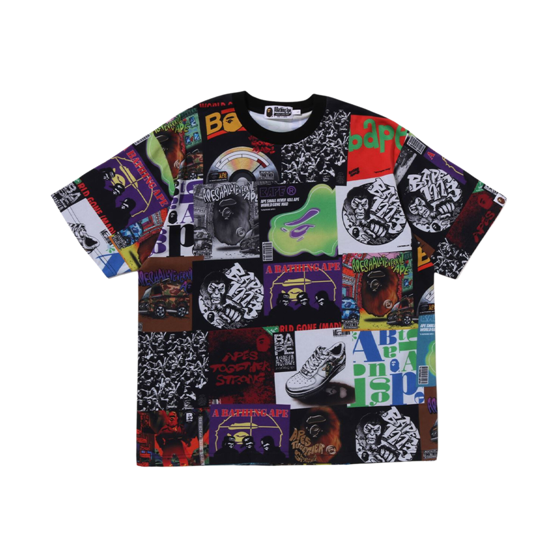 0ZXTEM109059L BAPE Bape Album Monogram T-Shirt Caise