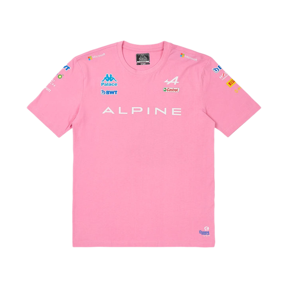 팔라스 x 카파 포 알파인 티셔츠 핑크 - 23FW(Palace x Kappa For Alpine T-Shirt Pink - 23FW) - 2