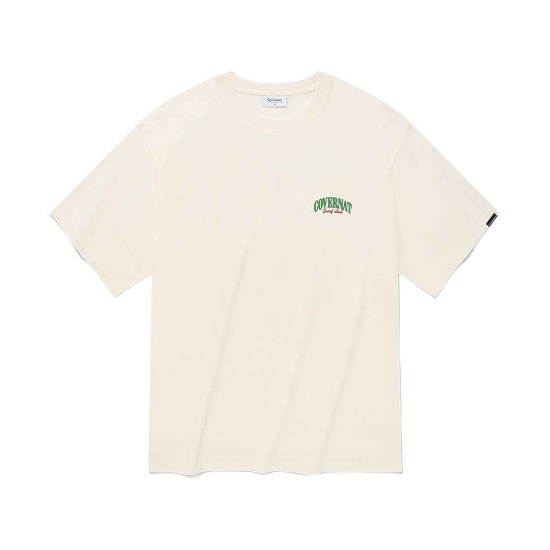 커버낫 아치 하와이안 티셔츠 에크루(Covernat Arch Hawaiian T-Shirts Ecru) - 1