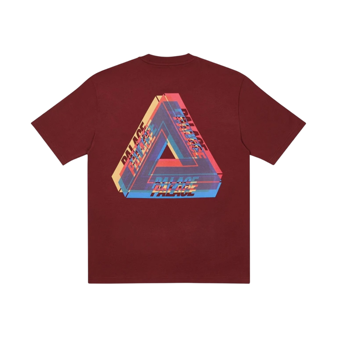 팔라스 트라이퍼그 컬러 블러 티셔츠 버건디 - 20FW(Palace Tri-Ferg Colour Blur T-Shirt Burgundy - 20FW) - 1