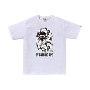 BAPE ABC Camo By Bathing Ape T-Shirt White Grey