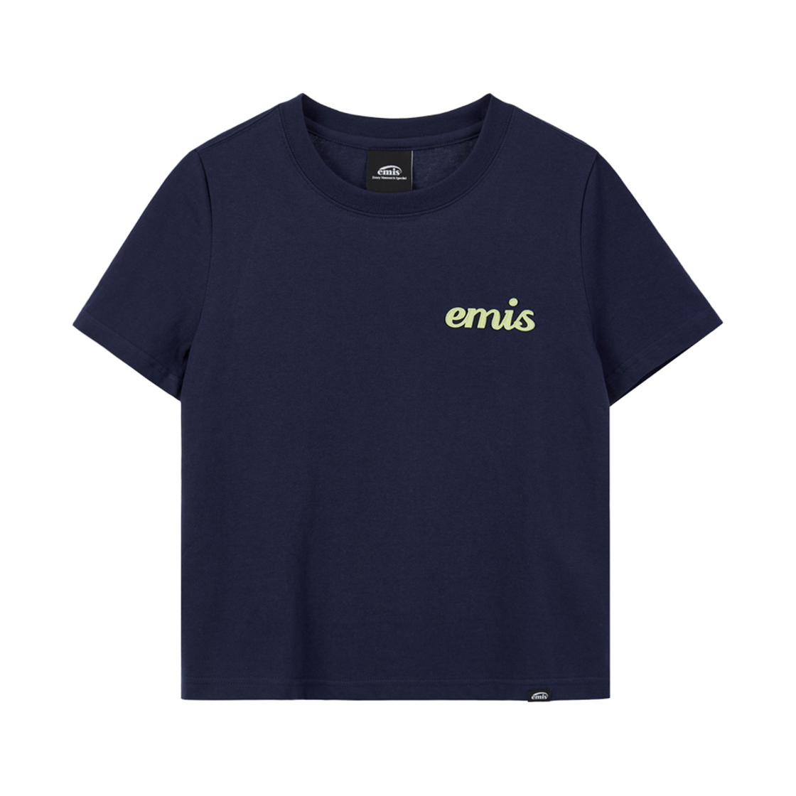 - (W) Emis Applique T-Shirt Navy