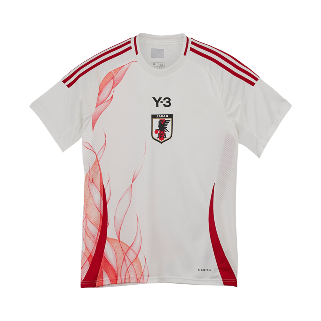 Y-3 재팬 2024 어웨이 레플리카 저지 코어 화이트 - KR 사이즈(Y-3 Japan 2024Away Replica Jersey Core White - KR Sizing)