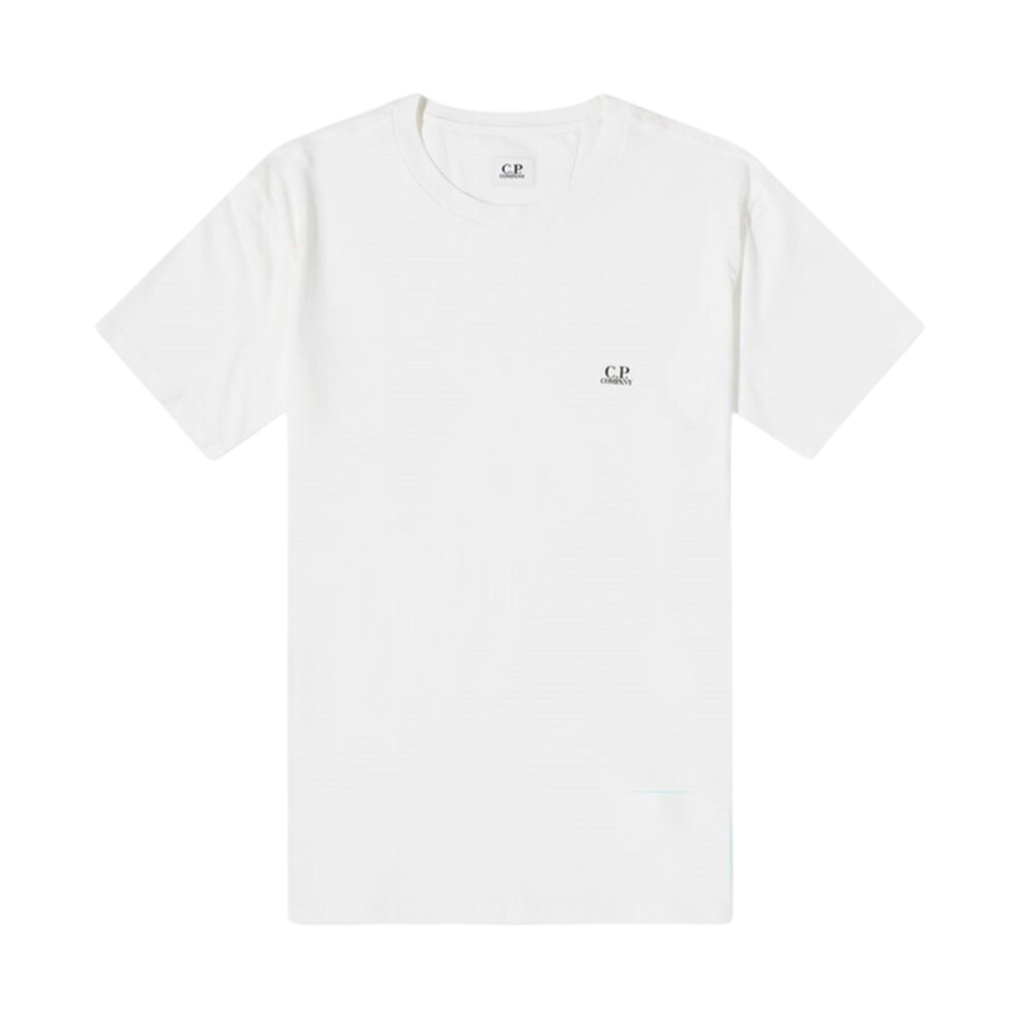 13CMTS046A005100W103 C.P. Company 30/1 Jersey Small Logo T-Shirt Gauze White - 22FW