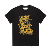 Thevinylhouse Vintage Drawing Tee Black