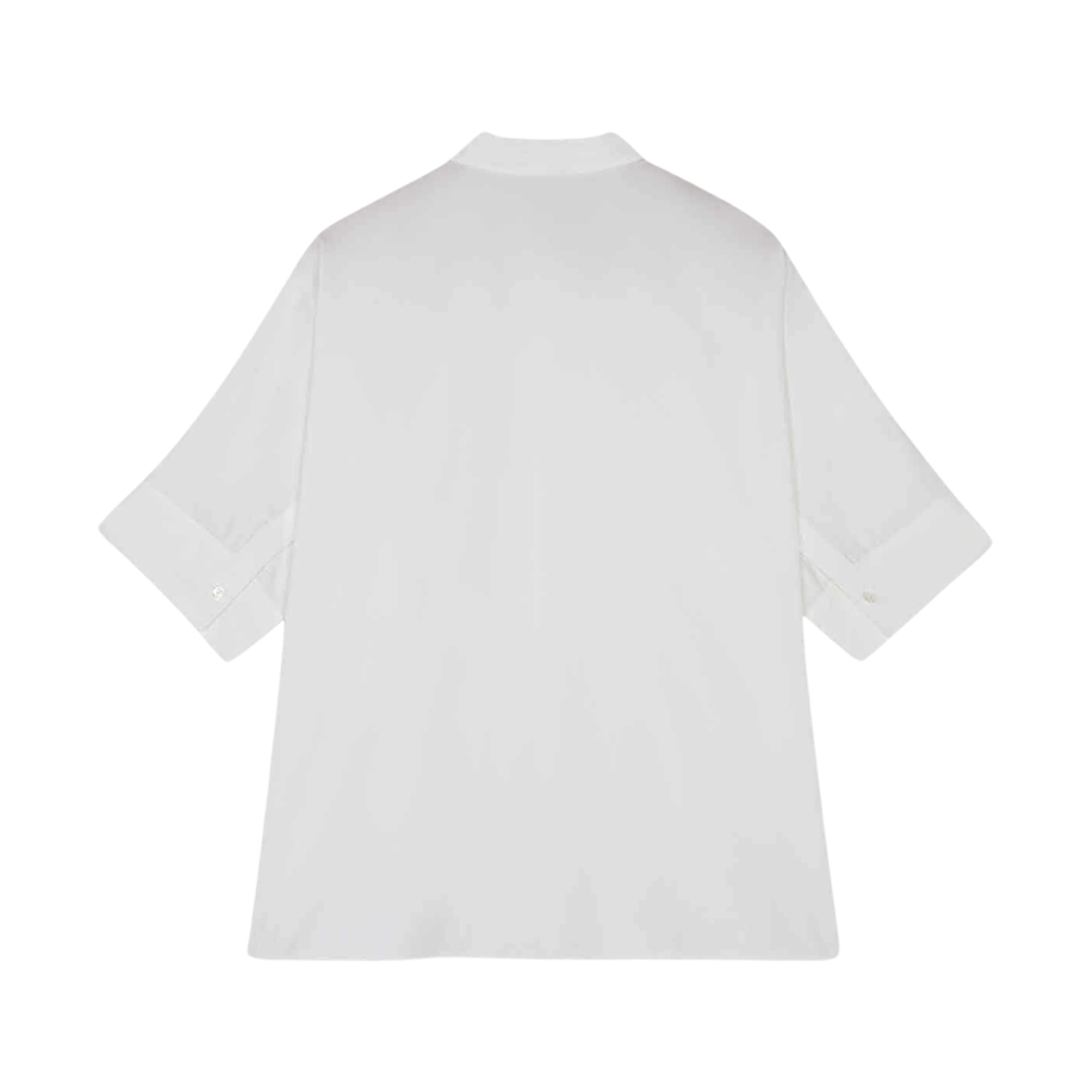 (W) 메종 키츠네 박시 셔츠 화이트((W) Maison Kitsune Boxy Shirt White) - 2