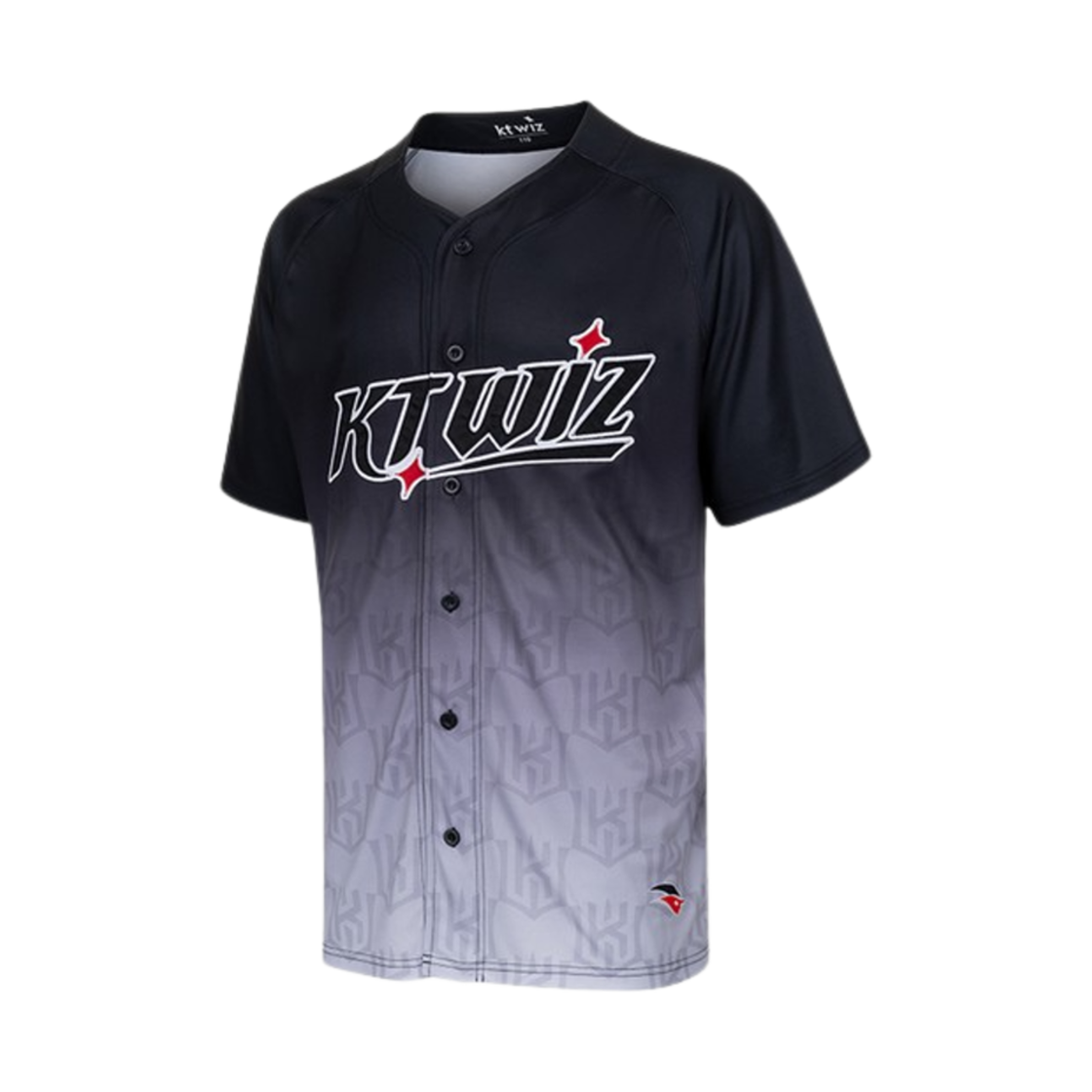 KT 위즈 그라데이션 패션 유니폼 블랙 (논 마킹 버전)(KT Wiz Gradation Fashion Uniform Black (Non Marking Ver.))